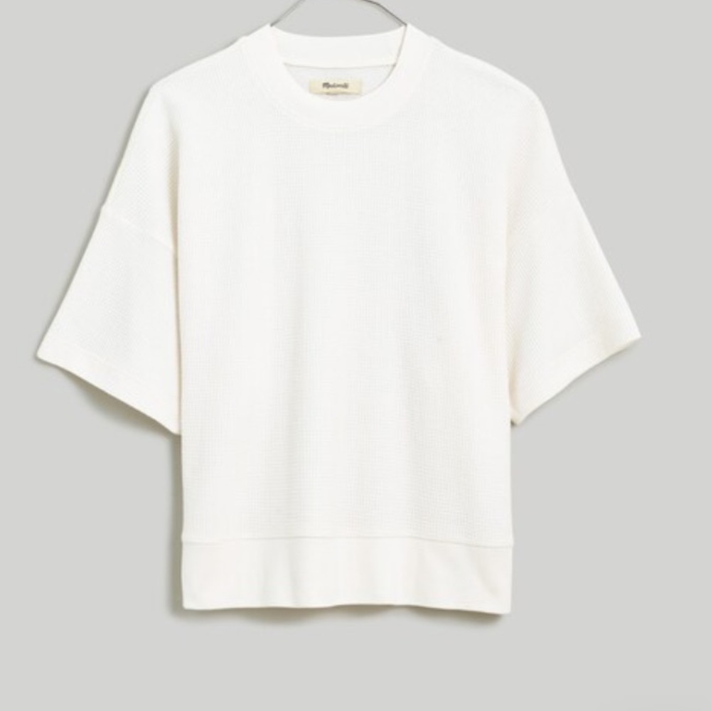 Madewell waffle Mockneck Tee